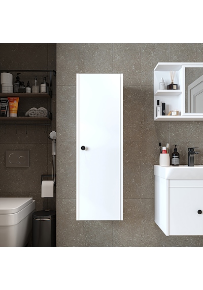 Ada Banyo Dolabı Mat Suntalam 110 Cm Banyo Boy Dolabı Beyaz Mat Beyaz Ada Banyo Dolabı Mat Suntalam 110 Cm Banyo Boy Dolabı Beyaz Mat Beyaz