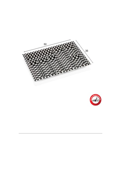 Eco Modül Kaşıklık 7 Gözlü Damalı 50x36 Royaleks-acero-20134 Çok Renkli