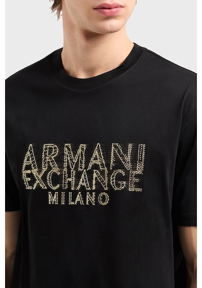 Armani Exchange Erkek T Shirt Xm000326 Af10364 Uc001 Siyah Siyah