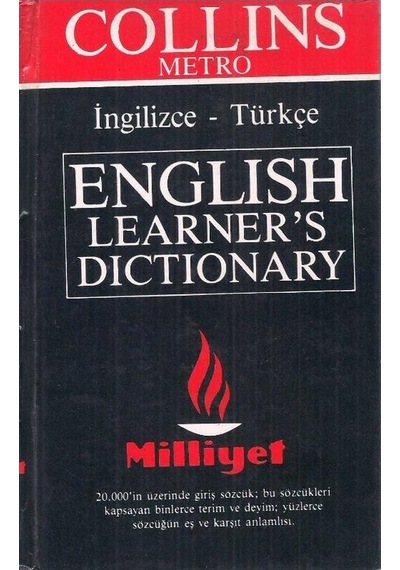 Collins Metro İngilizce - Türkçe English Learner's Dictionary 2. El