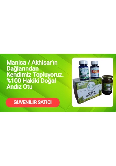 Andız Otu Macunu Akhisar, Yapışkan, Hakiki Doğal