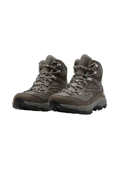 Jack Wolfskin 4064301 5719 Cyrox Texapore Mıd K Erkek Outdoor Bot Gri Siyah Gri - Siyah