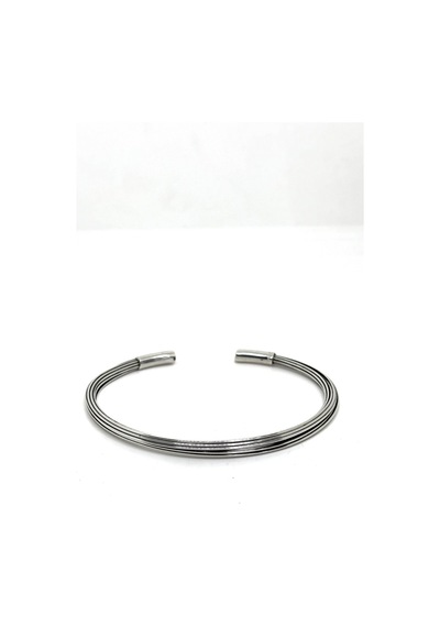 Oya Silver Dingin Akış Gümüş Tel Bilezik Modeli 8537527