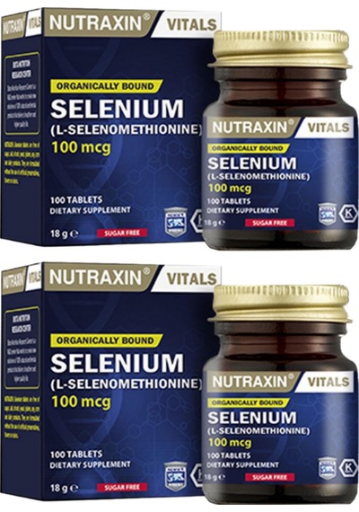 Selenıum 100 Mcg 100 Tablet-selenıum Takviyesi 2 Adet
