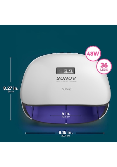 Sunuv Sun4 Manikür Tırnak Kurutucu Uv Led Lamba Beyaz 48w