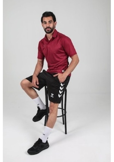 Hummel Dream Kamp Tişört, Polo Yaka Bordo