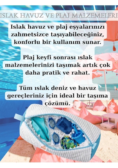 Özel Tasarım Ayakkabı Yıkama Çantası Yıkama Torbası Yanları Fileli Çok Amaçlı Beyaz