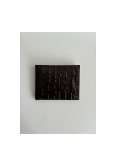 Shop Hakiki Deri Erkek Cüzdan, 2'si 1 Arada Çıkarılabilir Kartlıklı Kroko Khv - 931991637 Kroko Khv