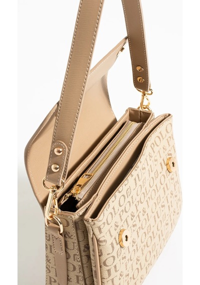 Just Polo Kadın Orijinal Günlük El Ve Omuz Çantası Shoulder Bag Vizon