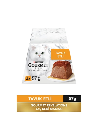 Gourmet Revelations Tavuklu Kedi Yaş Maması 2x57gr