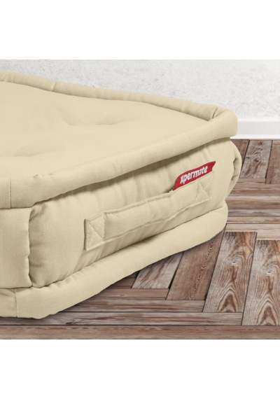 Xpermate Bisküvi Minder Petek Önü Fransız 55x55x14 Bej