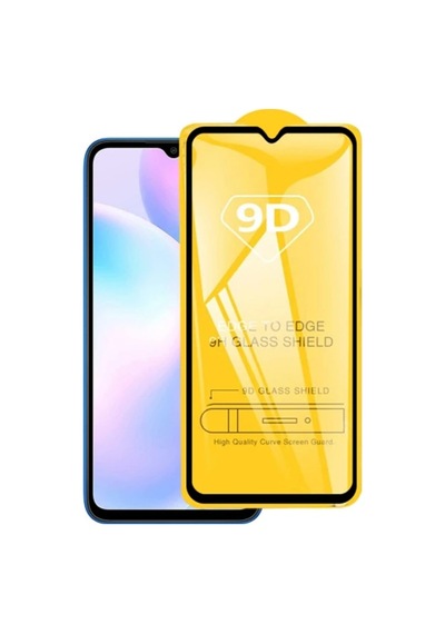 Ally Xiaomi Redmi 9 9d Full Glue Tempered Cam Ekran Koruyucu- 5775