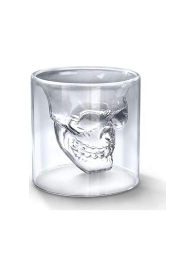 Çiftcıdarlı Kurukafa Viski Bardak 150 Ml Renksiz