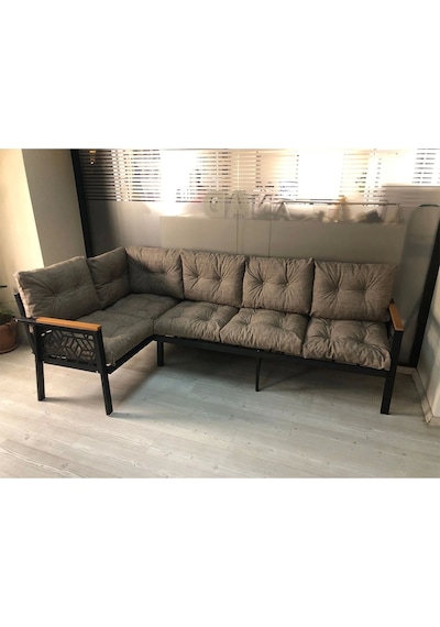 Miami Melisa 3+2 Köşe Yön Değiştirilebilir Koltuk Takımı Balkon-bahçe-kafe-çay Seti Cappuccino Miami Melisa 3+2 Köşe Yön Değiştirilebilir Koltuk Takımı Balkon-bahçe-kafe-çay Seti Cappuccino