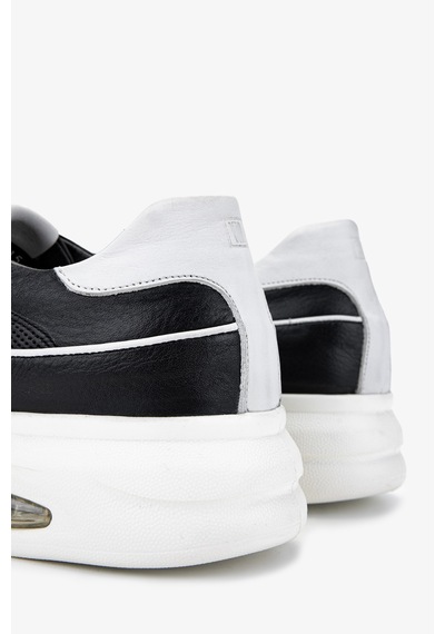 Valmenti Erkek Hakiki Deri Siyah Deri Sneakers & Spor Ayakkabı 298 2832-6015 Erk Ayk Y25 Sıyah Dr Siyah