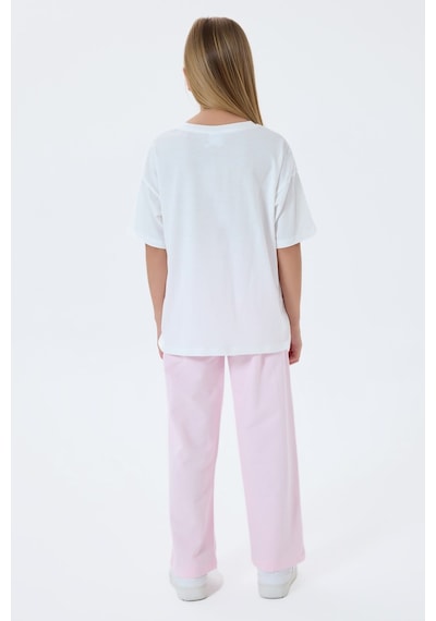 U.s. Polo Assn. Kız Çocuk Pembe Pijama Takım 5274-49881 Pembe