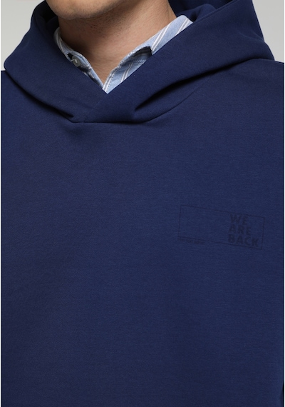 Colin's Colins Relaxed Fit Kapüşonlu Düz Erkek Mavi Sweatshirt Cl1082252 Q1.v2 Inv İndigo