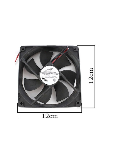 12cm Kasa Fanı - 12v 4 Pin Molex Soketli 120x120mm Kasa Fanı 1 Adet