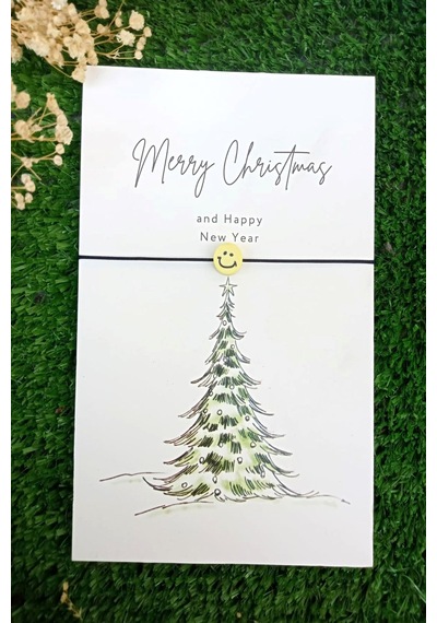 10 Adet Merry Christmas Design - Emoji Bileklik- Yılbaşı Hediye