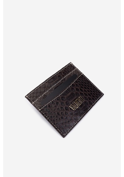 Valmenti Unisex Hakiki Deri Koyu Kahverengi Piton Kartlık 1148 062 Krtlk Sk25-26 K Kahve Pıton Koyu Kahverengi