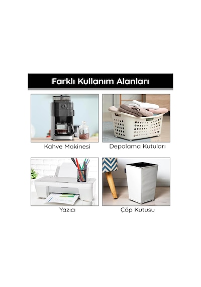 4 Adet Pratik 360 Derece Döner Tekerlek Bilyeli Eşya Kaydırma Aparatı Yapışkanlı Mini Tekerlekler Diğer
