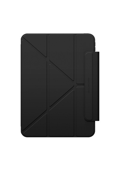 Apple Uyumlu iPad  Pro 11 2024 Amazingthing Minimal Mag Katlanabilir Standlı Kalem Bölmeli Kılıf Siyah Kapaklı Kılıf