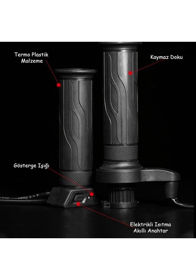 Motowolf Isıtmalı Elcik 3 Kademe Isı Ayarlı Elcik Isıtma