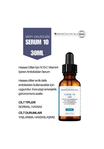 İnce Çizgiler Ve Kırışıklık Görünümü Gibi Erken Yaşlanma Belirtilerini Azaltılcı Serum10 30 Ml