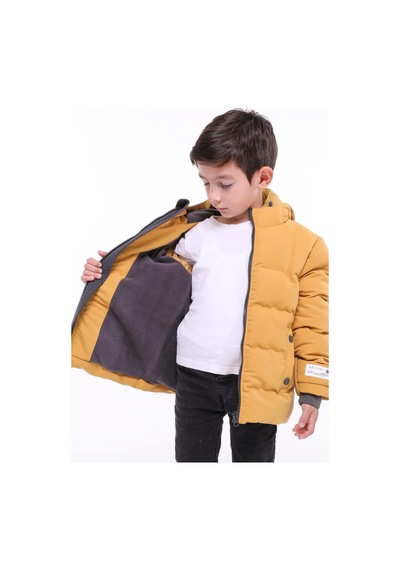 Benitto Kids Erkek Bebek Çocuk Mont 51283 Hardal