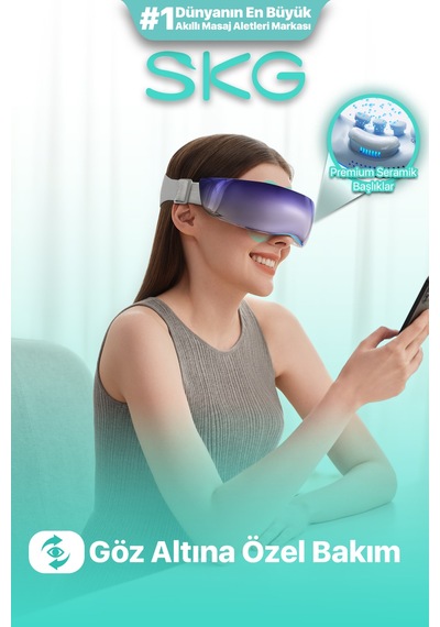 Ks700-e Akıllı Göz Masaj Aleti / Robotu Soğuk Kompress Mobil App, Isı Terapisi & Termoterapi Mor-lacivert