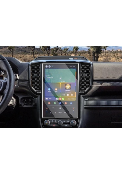 Ford Ranger 10 İnç Mat Ekran Koruyucu Multimedya Şeffaf
