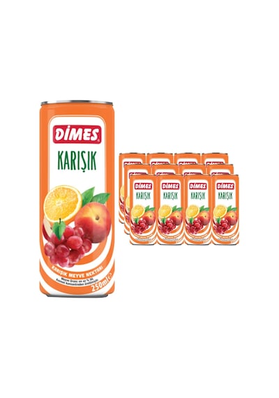 Dimes Meyve Nektarı Karışık 250 Ml X 12 Adet