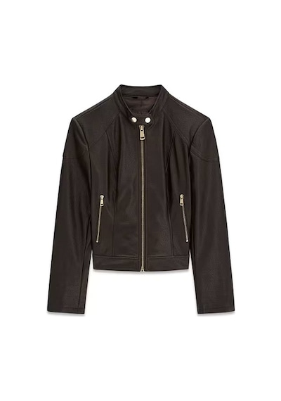 Guess Marlene Kadın Suni Deri Ceket W6yl25w2914 Kahve