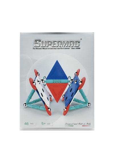 Supermag 46 Parça Manyetik Yapı Ve Geometri Seti- Stem Eğitici Manyetik Oyuncak