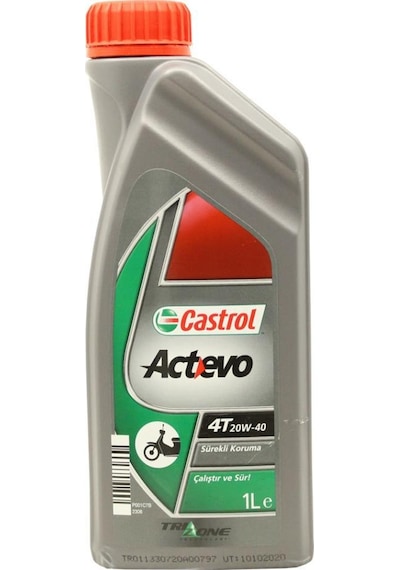Castrol Actevo 20W-40 4T 4 Zamanlı Motosiklet Yağı 1 L