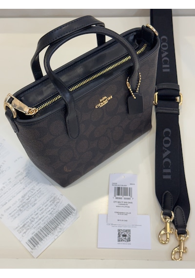 Coach City Mini Tote Kadın Çanta Acı Kahverengi
