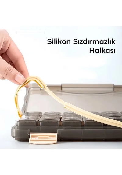 Ezere Haftalık Ilaç Kutusu 7 Günlük 28 Gözlü Haftalık Ilaç Kutusu- 5775