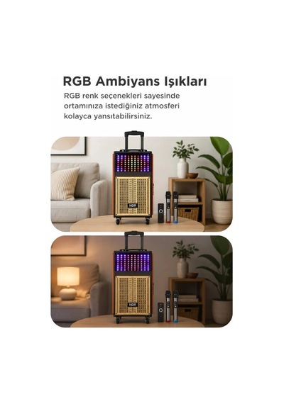 Özel Seri Akustik Etkinlik Kutlama Bluetooth Hoparlör Ndr-108r Turuncu