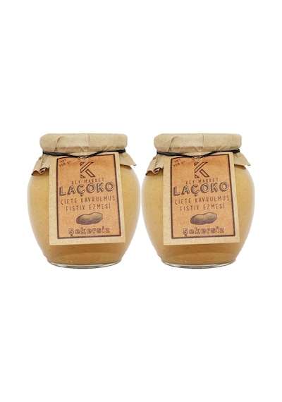 Laçoko Doğal Çifte Kavrulmuş Yer Fıstığı Ezmesi 700 G