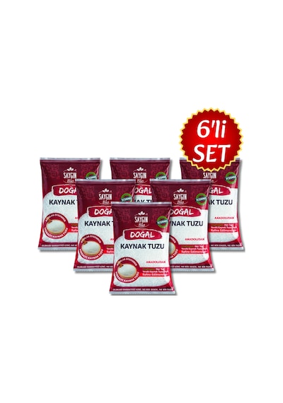 Saygın Doğal Yeraltı Kaynak Tuzu 6 x 500 G