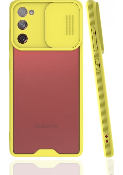 Nettech Samsung Galaxy S21 Fe Uyumlu Platin Kamera Kızaklı Arka