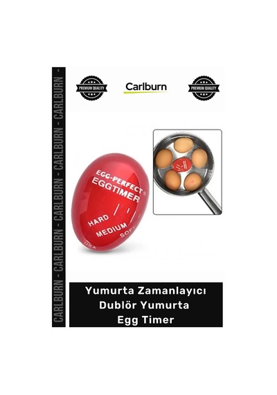 Eggtimer Hassas Pişirme Isıya Dayanıklı Pratik Yumurta Zamanlayıcı Dublör Yumurta Egg Timer Çok Renkli