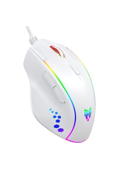 Blueforce Luxor Gaming Gamer Rgb Oyuncu Mouse 12800dpi Beyaz