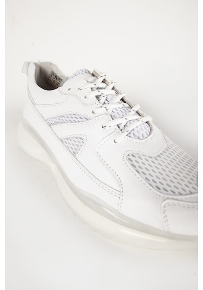 Marcomen 17408 Gerçek Deri Erkek Sneaker Beyaz