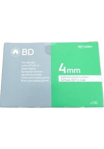 Bd Micro-fine Plus Kalem Iğnesi 0,23mm 32g X 4mm 100 Adet