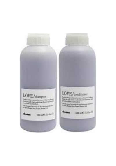 Davines Love Smoothing Düzleştirici Şampuan 1 L + Davines Love Saç Kremi 1 L