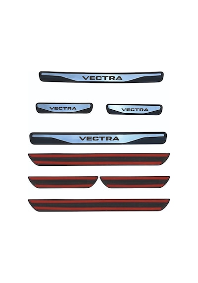 Vectra C Kapı Eşiği 2002-2008 New Krom Kapı Eşiği 4 Parça Paslanmaz Çelik