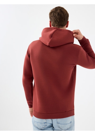 Regular Fit Erkek Sweatshirt Turuncu