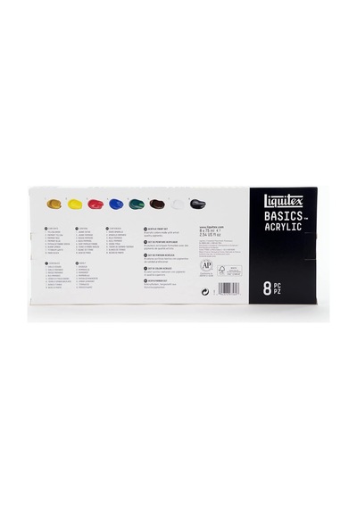 3699396 Basics Akrilik Boya Seti 8 X 75 Ml Tüpler, Işığa Dayanıklı Sanatçı Akrilik Boyaları, Parlak Renkler, Tuval, Akrilik Boyama, Karışık Medya Ve Yaratıcı Projeler İçin İdeal 3699396 Basics Akrilik Boya Seti 8 X 75 Ml Tüpler, Işığa Dayanıklı Sanatçı Akrilik Boyaları, Parlak Renkler, Tuval, Akrilik Boyama, Karışık Medya Ve Yaratıcı Projeler İçin İdeal