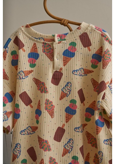 Oh La La Koala Krem Comfy Cubs Serisi Oversize Tulum